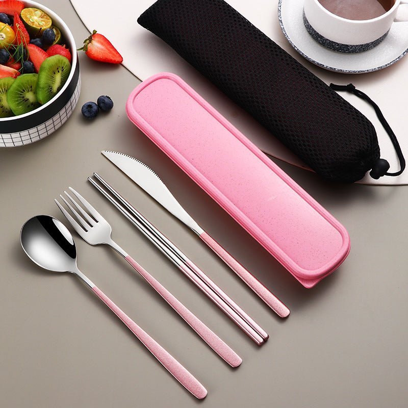 Portable Cutlery Sets with Case - Casatrail.com