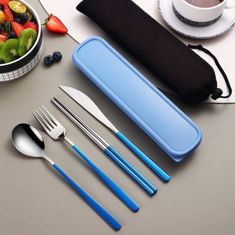 Portable Cutlery Sets with Case - Casatrail.com