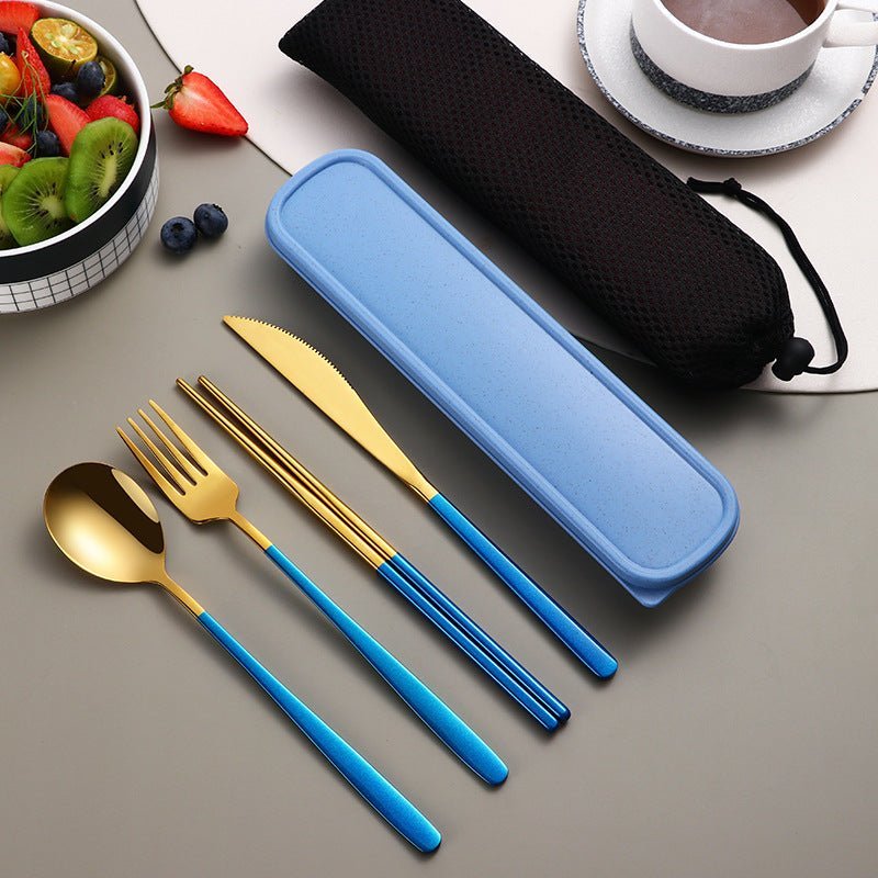 Portable Cutlery Sets with Case - Casatrail.com