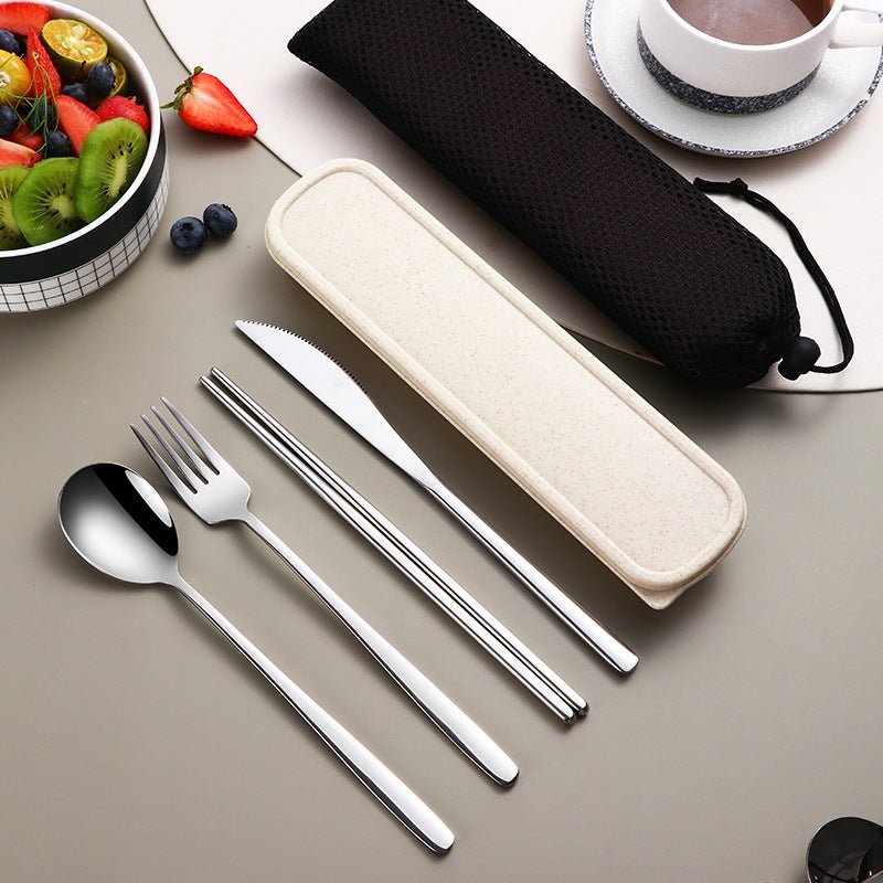 Portable Cutlery Sets with Case - Casatrail.com