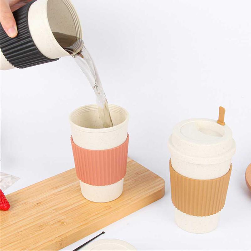 Portable Modern Wheat Straw Coffee Cup 1pc - Casatrail.com