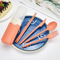 Thumbnail for Portable Reusable Cutlery Set with Carrying Box - Casatrail.com