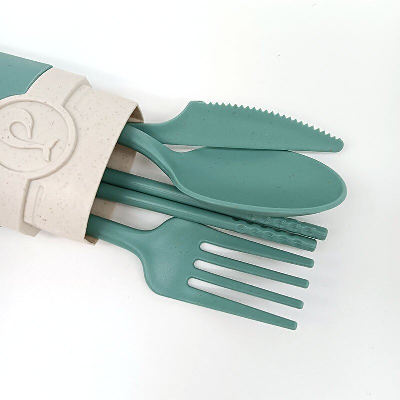 Portable Reusable Cutlery Set with Carrying Box - Casatrail.com