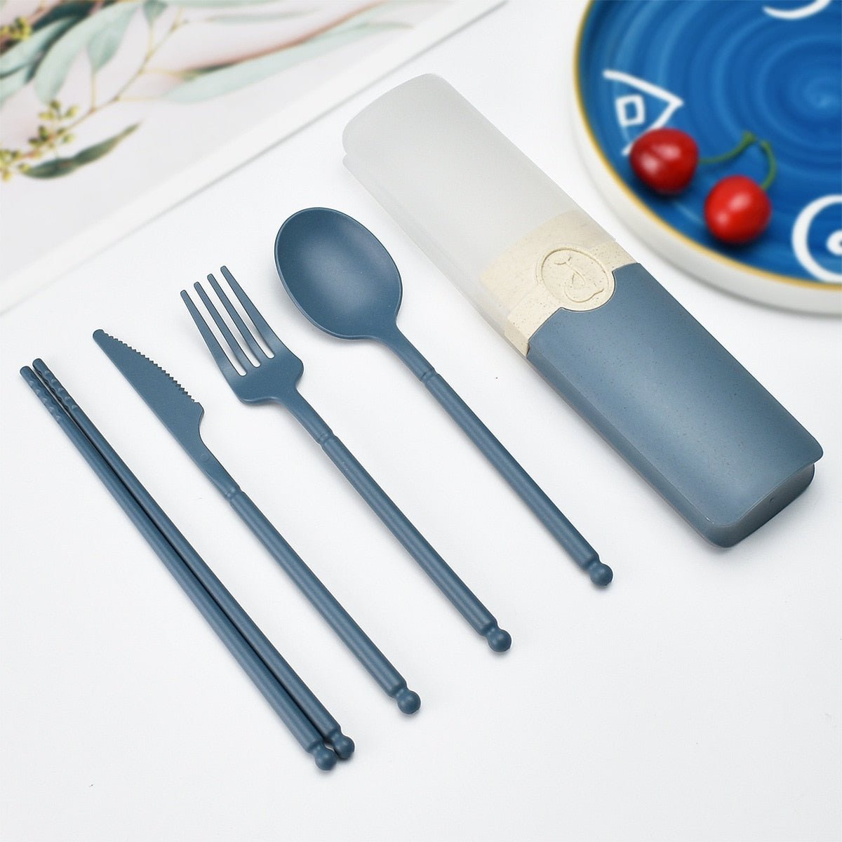Portable Reusable Cutlery Set with Carrying Box - Casatrail.com