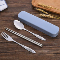 Thumbnail for Portable Stainless Steel Dinnerware Set with Box - Casatrail.com