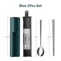 Thumbnail for Portable Tableware Set - High - Quality Stainless Steel - Casatrail.com