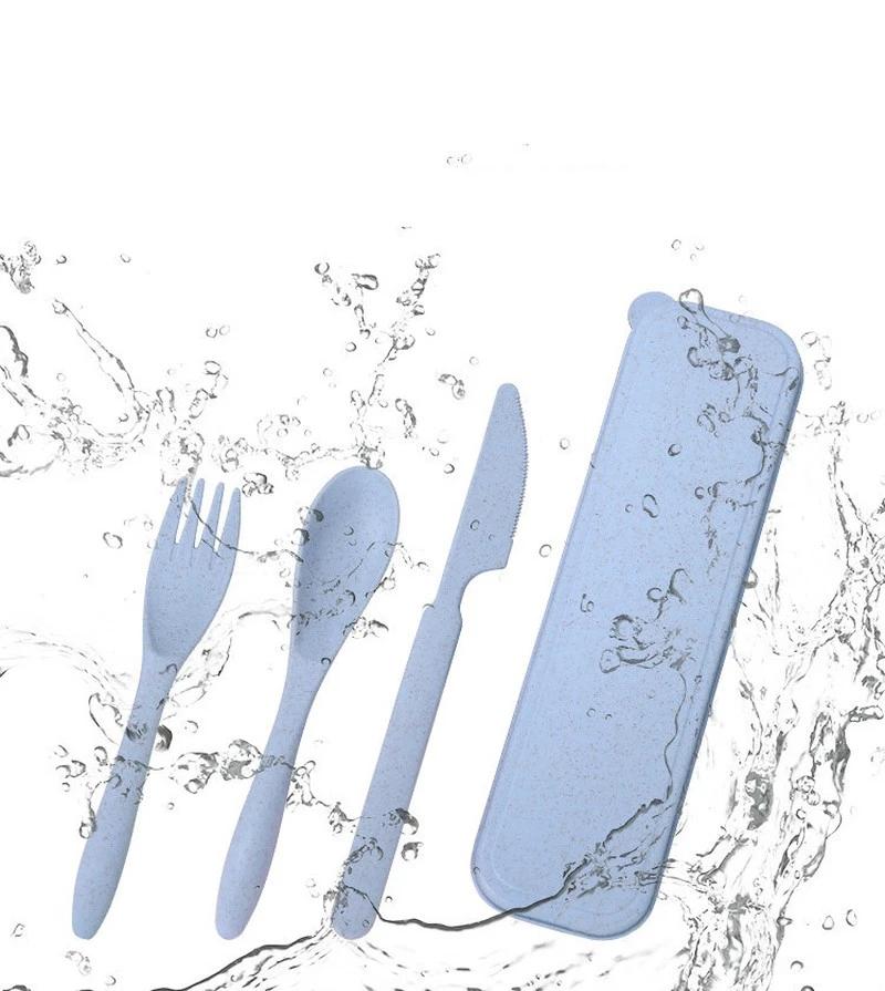 Portable Wheat Straw Cutlery Set - Casatrail.com