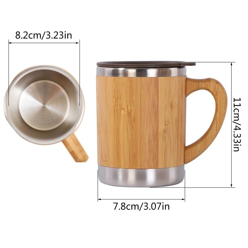 Practical Bamboo Coffee Mug - Casatrail.com