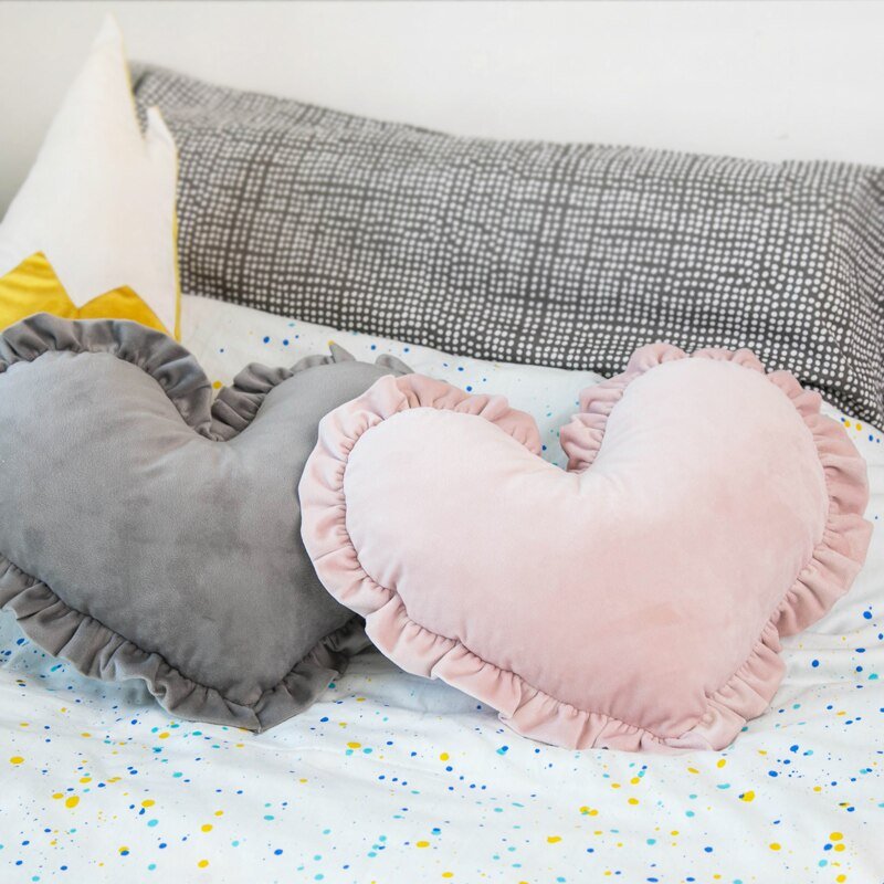 Princess Cartoon Heart - Shaped Plush Toy Pillow - Casatrail.com