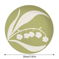 Thumbnail for Printed Round Bamboo Fiber Dining Plate - Casatrail.com