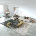 Printed Velvet Living Room Rug