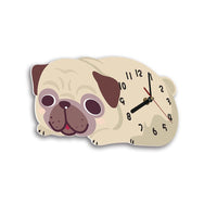 Thumbnail for Pug Wall Clock for Kids Nursery Room - Casatrail.com