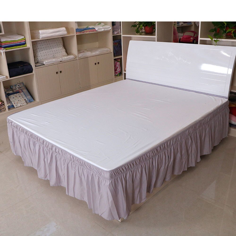 Pure Colored Bed Skirt - American Style - Casatrail.com