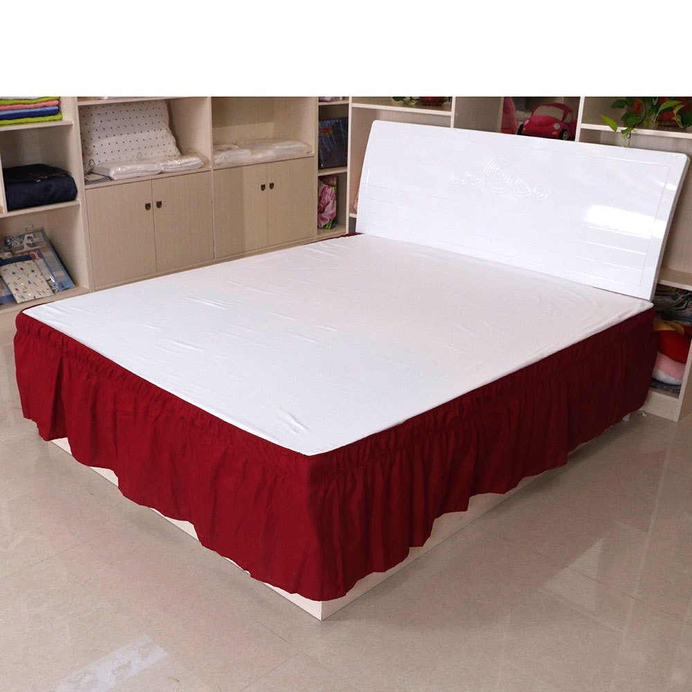 Pure Colored Bed Skirt - American Style - Casatrail.com