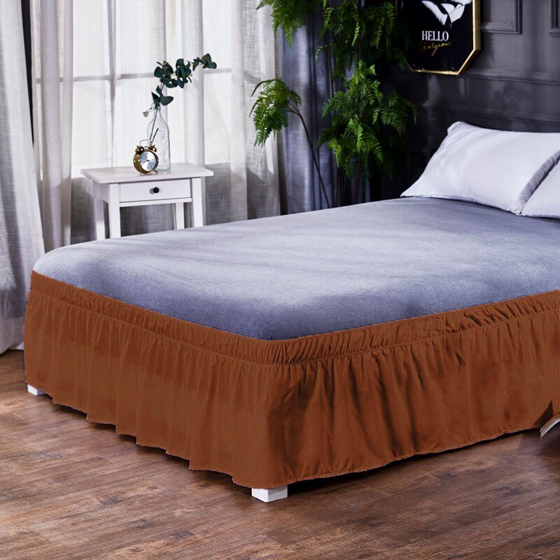 Pure Colored Bed Skirt - American Style - Casatrail.com