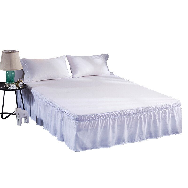 Pure Colored Bed Skirt - American Style - Casatrail.com