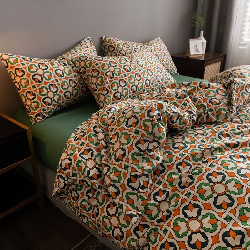 Pure Cotton Fitted Quilt Set - Casatrail.com