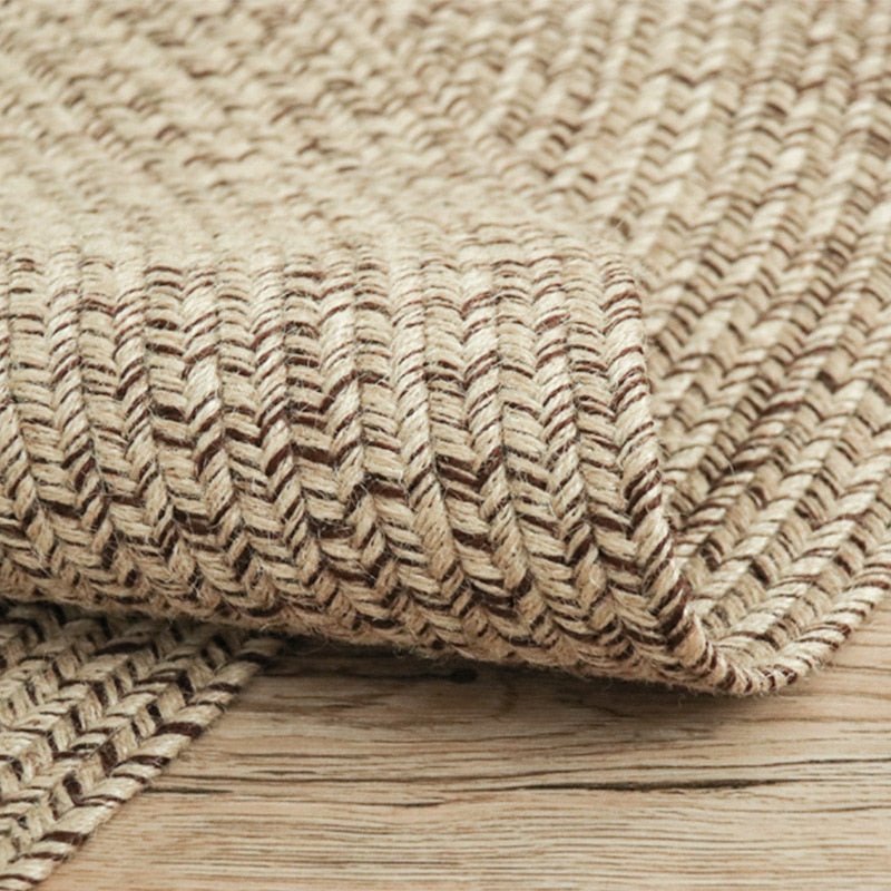 Pure Natural Jute Traditional Hand Weaven Soft Breathable Rug - Casatrail.com