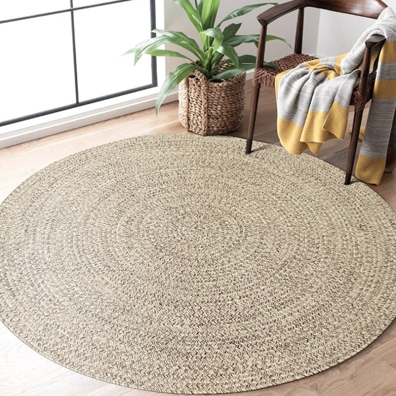 Pure Natural Jute Traditional Hand Weaven Soft Breathable Rug - Casatrail.com