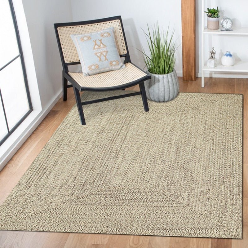 Pure Natural Jute Traditional Hand Weaven Soft Breathable Rug - Casatrail.com