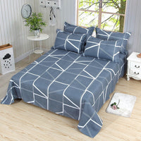 Thumbnail for Queen King Bed Flat Sheet - Comfortable Frosted Soft Dormitory - Casatrail.com