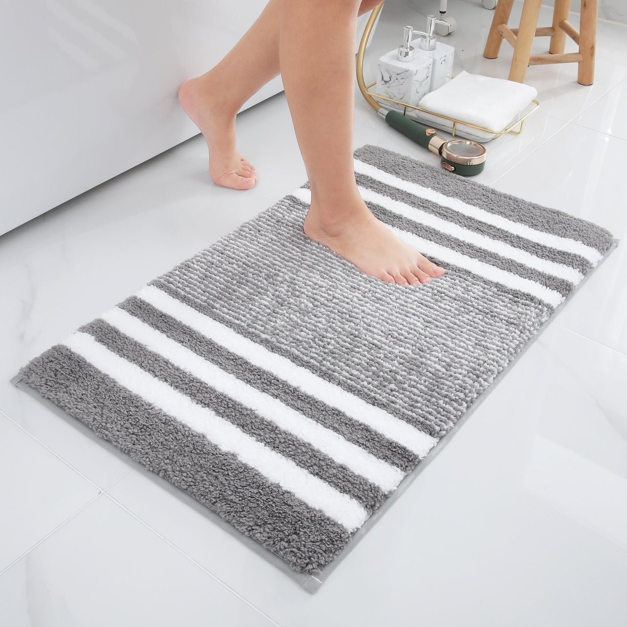 Quick Dry Anti - Slip Absorbent Bath Mat - Casatrail.com