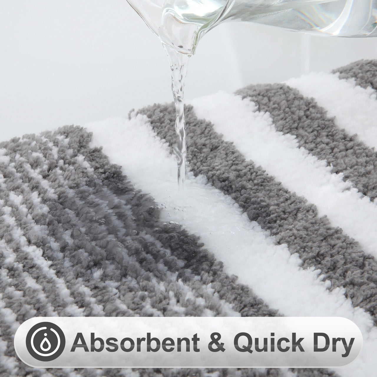 Quick Dry Anti - Slip Absorbent Bath Mat - Casatrail.com