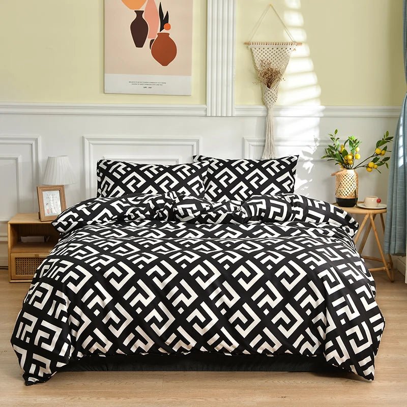 Quilt Cover Sets & Striped Duvet Cover with Pillowcase - Casatrail.com