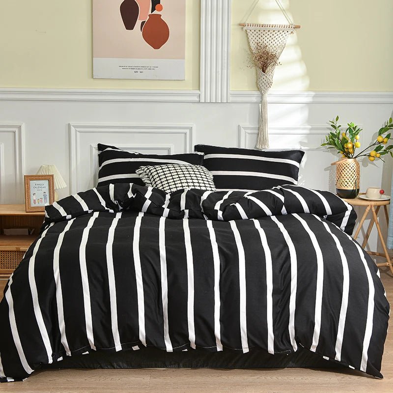 Quilt Cover Sets & Striped Duvet Cover with Pillowcase - Casatrail.com