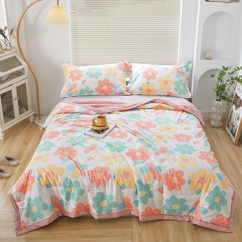 Quilts New Summer Cool Air - conditioning Thin Comforter - Casatrail.com