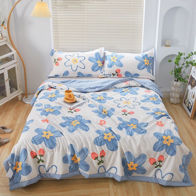 Quilts New Summer Cool Air - conditioning Thin Comforter - Casatrail.com