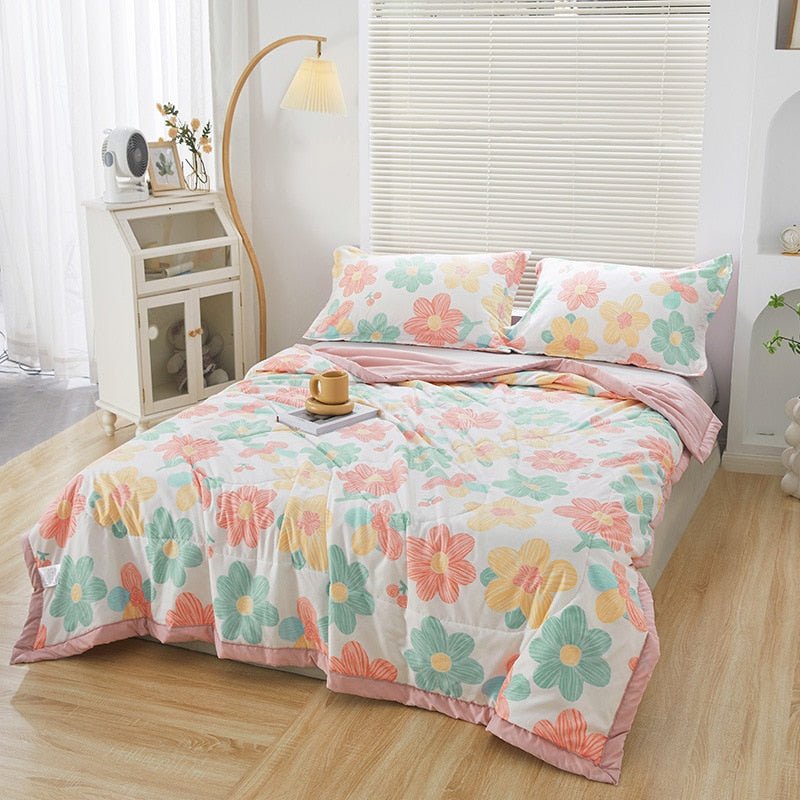 Quilts New Summer Cool Air - conditioning Thin Comforter - Casatrail.com