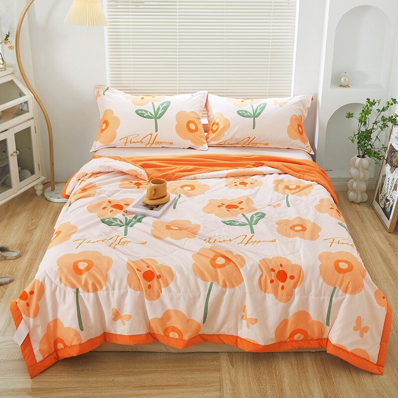 Quilts New Summer Cool Air - conditioning Thin Comforter - Casatrail.com