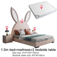 Thumbnail for Rabbit Children's Bed Simple Style Solid Wood Bedroom Bed - Casatrail.com