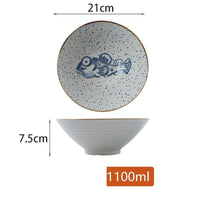 Thumbnail for Ramen Bowl Japanese Ceramic Tableware - Casatrail.com