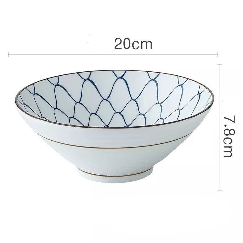 Ramen Bowl Japanese Ceramic Tableware - Casatrail.com