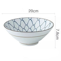 Thumbnail for Ramen Bowl Japanese Ceramic Tableware - Casatrail.com