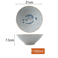 Thumbnail for Ramen Bowl Japanese Ceramic Tableware - Casatrail.com