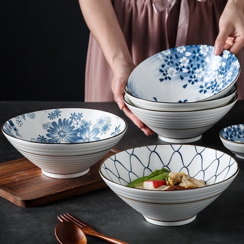 Ramen Bowl Japanese Ceramic Tableware - Casatrail.com