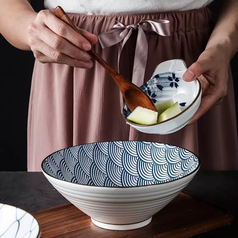 Ramen Bowl Japanese Ceramic Tableware - Casatrail.com