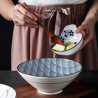 Thumbnail for Ramen Bowl Japanese Ceramic Tableware - Casatrail.com