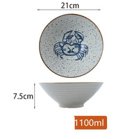 Thumbnail for Ramen Bowl Japanese Ceramic Tableware - Casatrail.com