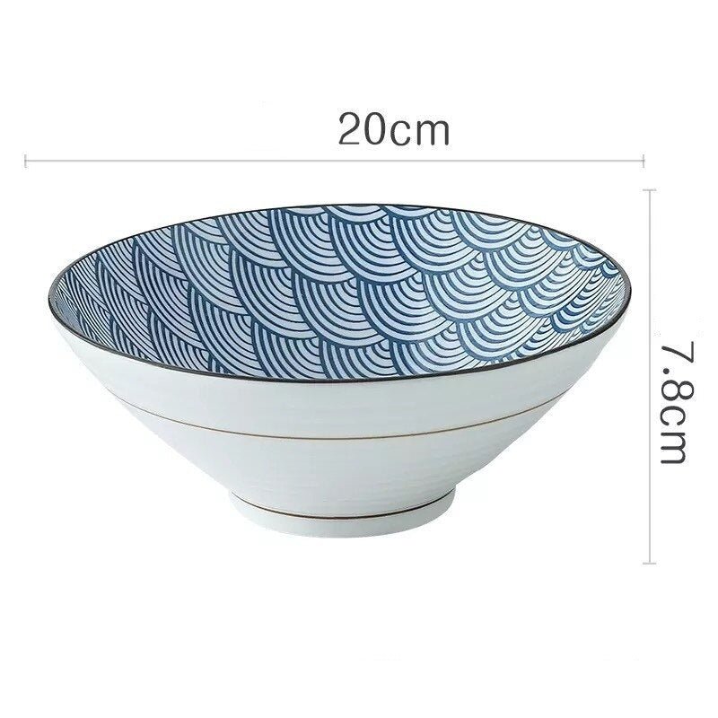 Ramen Bowl Japanese Ceramic Tableware - Casatrail.com