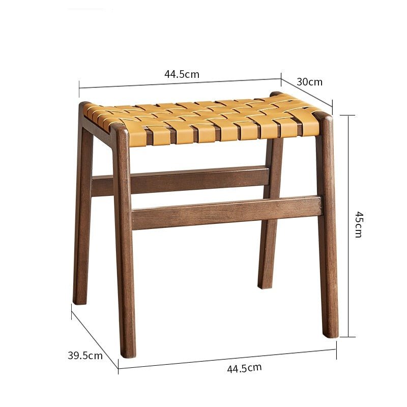 Rattan Dining Desk Stool - Casatrail.com