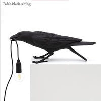 Thumbnail for Raven Resin Crow Table/Wall Lamp - Casatrail.com