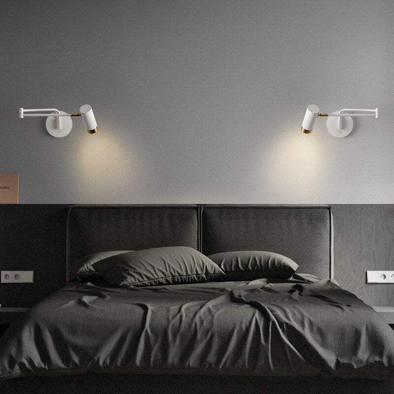 Reading Wall Lamp with Swing Arm - Casatrail.com