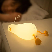 Thumbnail for Rechargeable LED Night Light Duck Silicone Lamp - Casatrail.com