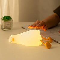 Thumbnail for Rechargeable LED Night Light Duck Silicone Lamp - Casatrail.com