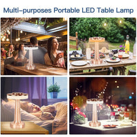 Thumbnail for Rechargeable LED Retro Table Lamp - Casatrail.com