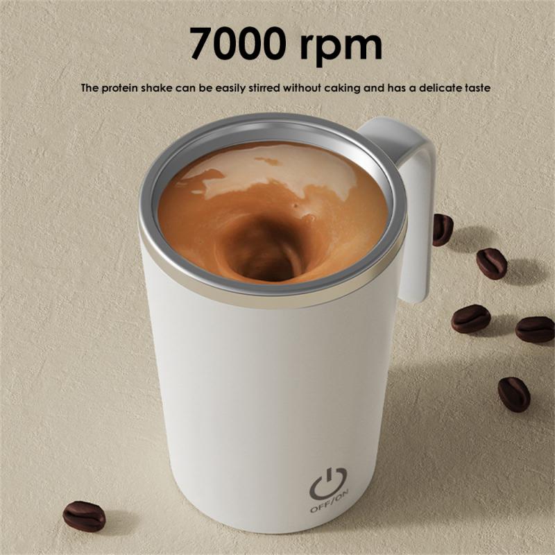 Rechargeable Self - Stirring Magnetic Coffee and Water Mug - Casatrail.com